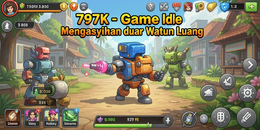 Tampilan gameplay seru di 797K yang memikat dan mengasyikkan.