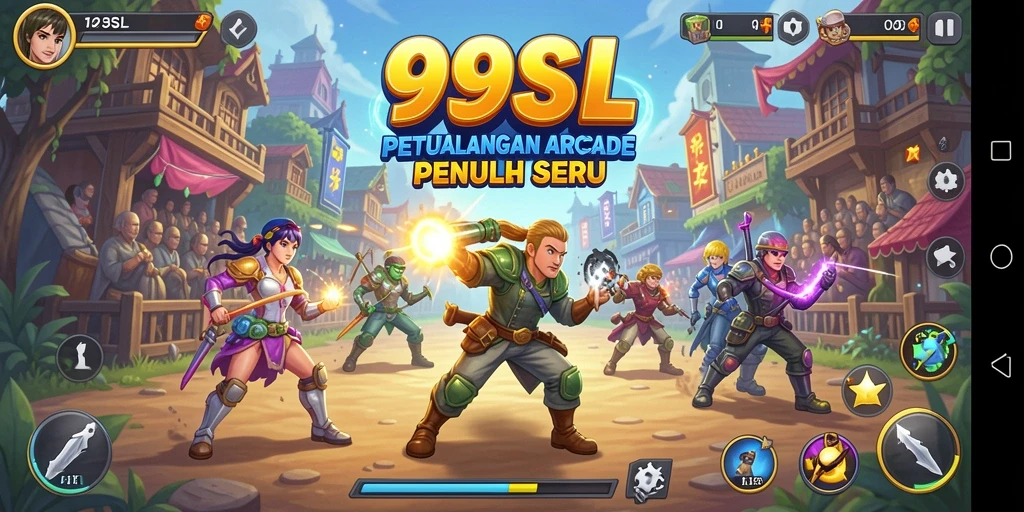 Screenshot gameplay 99SL yang penuh dengan aksi seru.