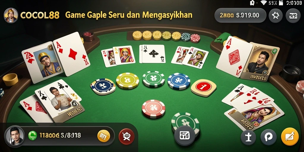 Tampilan gameplay seru dan interaktif COCOL88