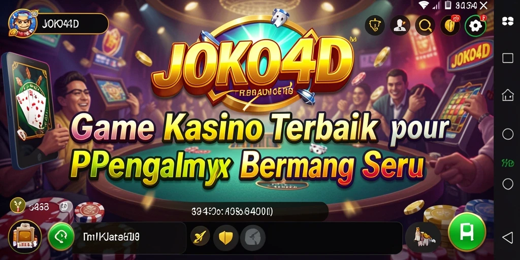 Screenshot menunjukkan pemain menikmati gameplay kasino yang mendebarkan.