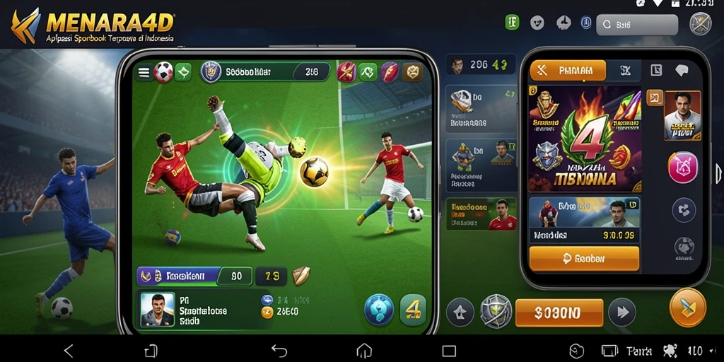 Tampilan menarik dari gameplay Sportsbook di MENARA4D.