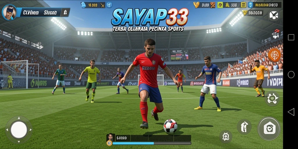 Tampilan gameplay menarik dari SAYAP33 yang penuh aksi olahraga.
